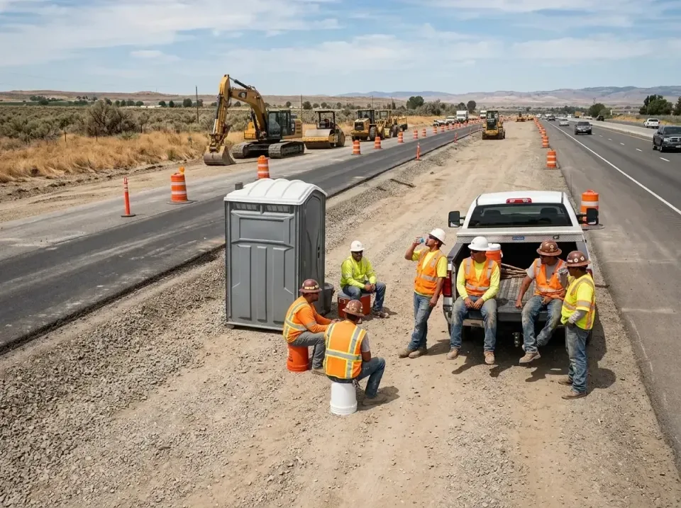 highway-road-construction-crew-007 — frequently asked questions, Porta Potty and Restroom Rentals in East Richmond Heights,…